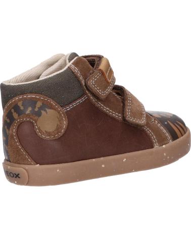 Schuhe für Junge GEOX B26A7A 022CL B KILWI C6215 BROWN-DK