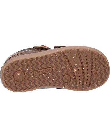 Schuhe für Junge GEOX B26A7A 022CL B KILWI C6215 BROWN-DK