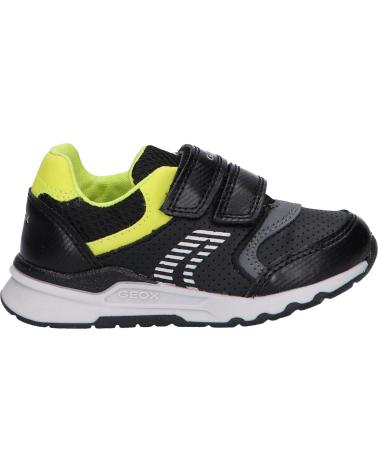 Sportivo per Bambino GEOX B264YA 0CE54 B PYRIP BOY C9B3S BLACK-LIME GREEN