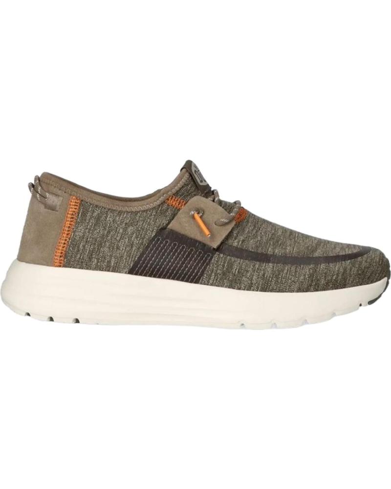 Zapatos de Hombre HEY DUDE SIROCCO DUAL KNIT KAKI LILA