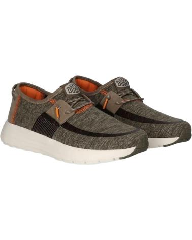 Zapatos de Hombre HEY DUDE SIROCCO DUAL KNIT KAKI LILA