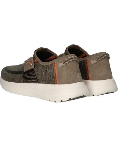 Zapatos de Hombre HEY DUDE SIROCCO DUAL KNIT KAKI LILA