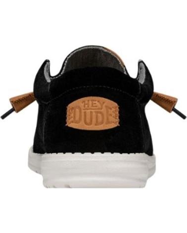 Zapatos de Hombre HEY DUDE WALLY CRAFT SUEDE NEGRO