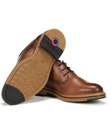 Schuhe für Herren FLUCHOS F1815 ZAPATOS CON CORDONES DE HOMBRE CAMEL PIEL CAMEL