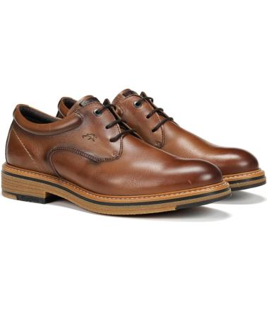 Schuhe für Herren FLUCHOS F1815 ZAPATOS CON CORDONES DE HOMBRE CAMEL PIEL CAMEL