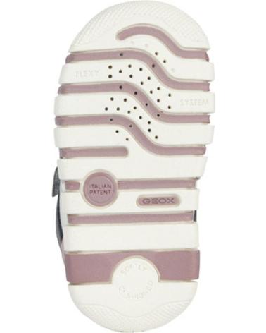 Esportes  de Menina e Menino GEOX PRIMEROS PASOS GREY-OLD ROSE