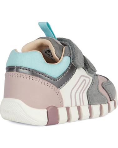 Esportes  de Menina e Menino GEOX PRIMEROS PASOS GREY-OLD ROSE