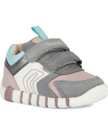 Esportes  de Menina e Menino GEOX PRIMEROS PASOS GREY-OLD ROSE