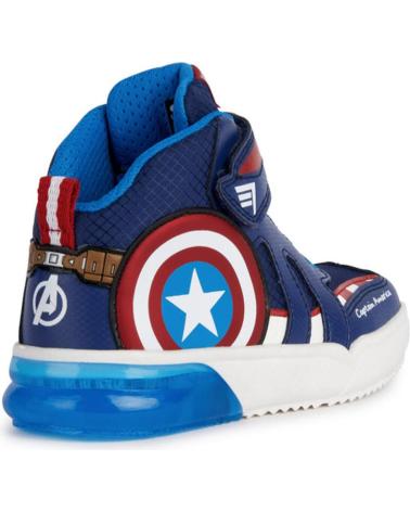 Botines de Niño GEOX J369YC CAPITAN AMERICA NAVY-RED