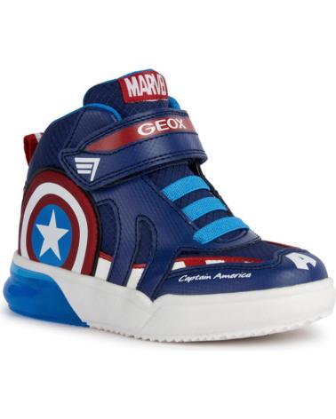 Botines de Niño GEOX J369YC CAPITAN AMERICA NAVY-RED