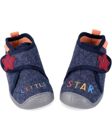 Calzado-De-Casa-De-Niño-BIOMECANICS-ZAPATILLA-ANDAR-POR-CASA-AZUL-MARINO-FIELTRO