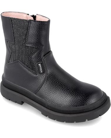 Botas de Niña GARVALIN BOTINES GARVALIN MAT ESTRELLA 231562-A NEGRO