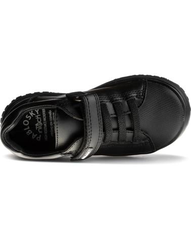 Shoes-De-Niño-PABLOSKY-PABLOSKY LEADER-TECH BLACK SCHOOL SHOES WITH HOOK-AND-LOOP CLOSURE-LEADER-TECH-NEGRO
