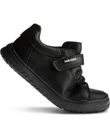 Shoes-De-Niño-PABLOSKY-PABLOSKY LEADER-TECH BLACK SCHOOL SHOES WITH HOOK-AND-LOOP CLOSURE-LEADER-TECH-NEGRO