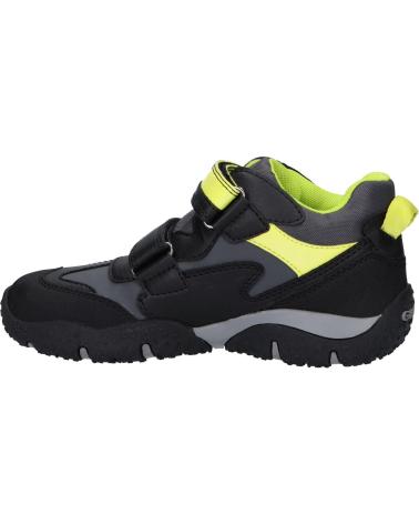 Woman and boy Trainers GEOX J2642A 050BU JR BALTIC BOY B ABX C0802 BLACK-LIME