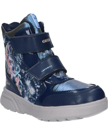 Botas de Niña GEOX J268AD 054AJ J SVEGGEN C4256 NAVY-PLATINUM
