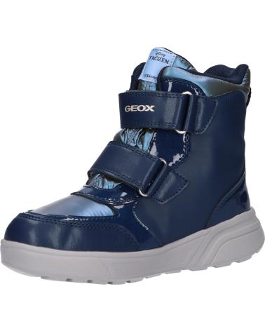 Botas de Niña GEOX J268AD 054AJ J SVEGGEN C4256 NAVY-PLATINUM
