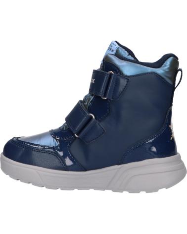 Botas de Niña GEOX J268AD 054AJ J SVEGGEN C4256 NAVY-PLATINUM