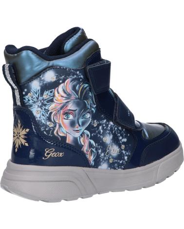Botas de Niña GEOX J268AD 054AJ J SVEGGEN C4256 NAVY-PLATINUM
