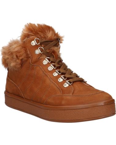 Woman and girl Mid boots GEOX D26FFE 09ABH D LEELU C6001 COGNAC