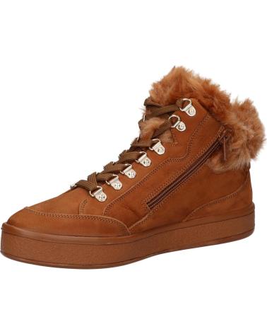 Woman and girl Mid boots GEOX D26FFE 09ABH D LEELU C6001 COGNAC