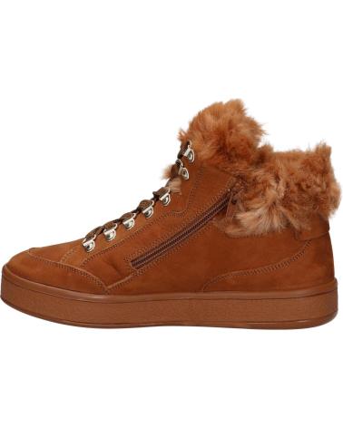 Woman and girl Mid boots GEOX D26FFE 09ABH D LEELU C6001 COGNAC