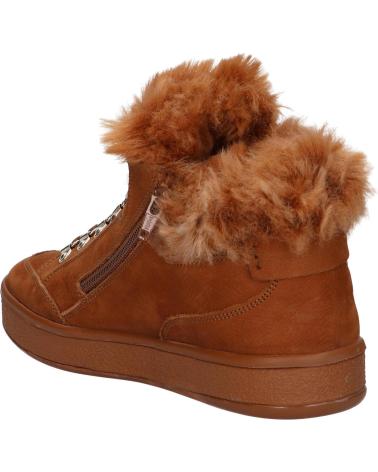 Woman and girl Mid boots GEOX D26FFE 09ABH D LEELU C6001 COGNAC