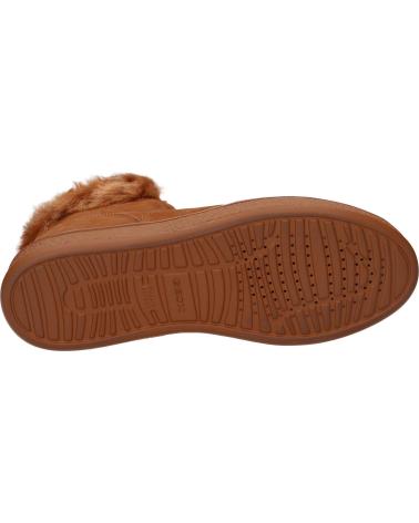 Woman and girl Mid boots GEOX D26FFE 09ABH D LEELU C6001 COGNAC