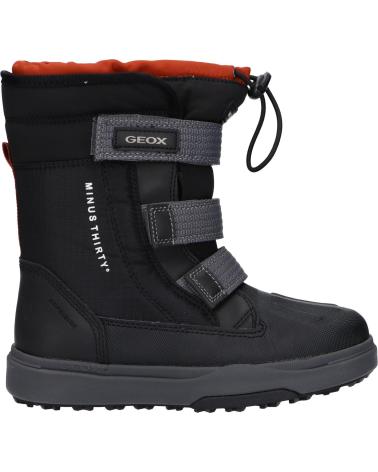 Botas de Mujer y Niña y Niño GEOX J26D8B 0FUME J BUNSHEE PG BOY B A C9BN6 BLACK-RUST