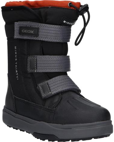 Botas de Mujer y Niña y Niño GEOX J26D8B 0FUME J BUNSHEE PG BOY B A C9BN6 BLACK-RUST