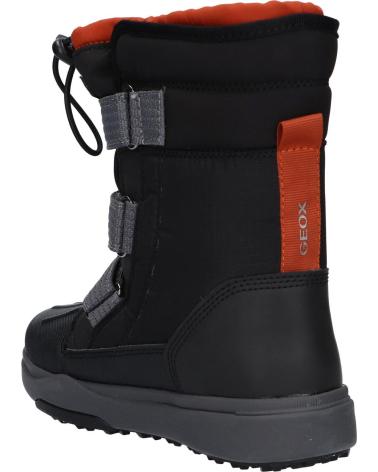 Botas de Mujer y Niña y Niño GEOX J26D8B 0FUME J BUNSHEE PG BOY B A C9BN6 BLACK-RUST