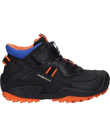 Botas de Niño GEOX J16CBA 0CEBU J NEW SAVAGE BOY WPF C0038 BLACK-ORANGE