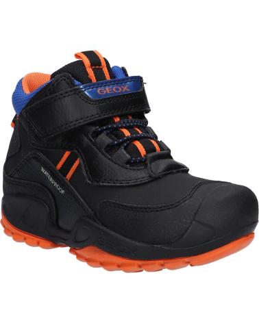 Botas de Niño GEOX J16CBA 0CEBU J NEW SAVAGE BOY WPF C0038 BLACK-ORANGE