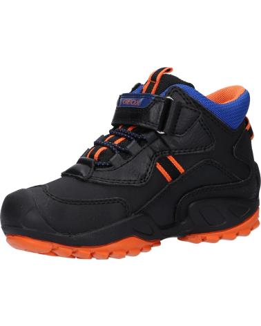 Botas de Niño GEOX J16CBA 0CEBU J NEW SAVAGE BOY WPF C0038 BLACK-ORANGE