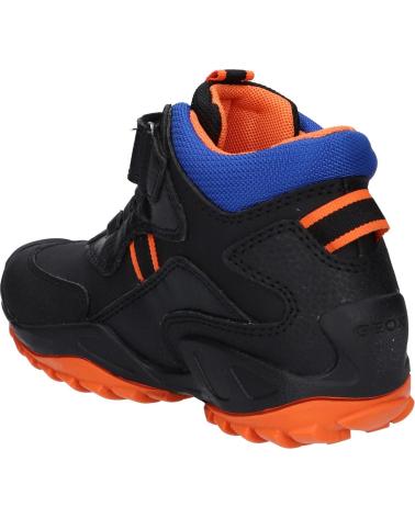 Botas de Niño GEOX J16CBA 0CEBU J NEW SAVAGE BOY WPF C0038 BLACK-ORANGE