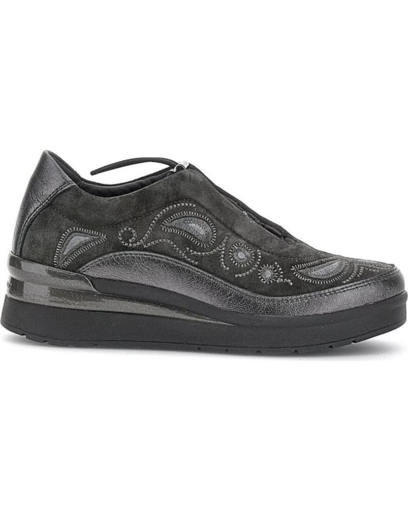 Scarpe sport per Donna STONEFLY CREAM 21 VELOUR-LAMINATED LTH 219983 GRIS CREAM 21 BELUGA