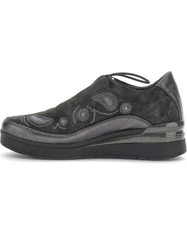 Scarpe sport per Donna STONEFLY CREAM 21 VELOUR-LAMINATED LTH 219983 GRIS CREAM 21 BELUGA