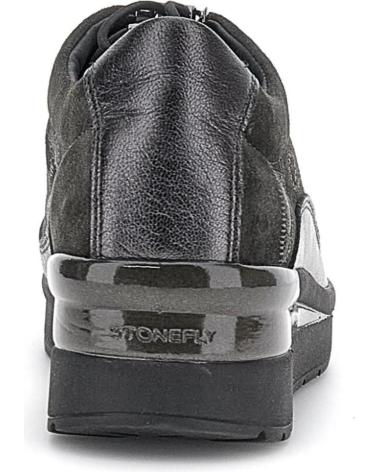 Scarpe sport per Donna STONEFLY CREAM 21 VELOUR-LAMINATED LTH 219983 GRIS CREAM 21 BELUGA