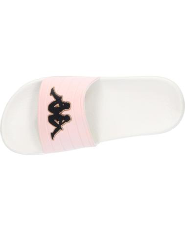 girl and boy Flip flops KAPPA 304Q930 LOGO MATESE A08 WHITE-PINK