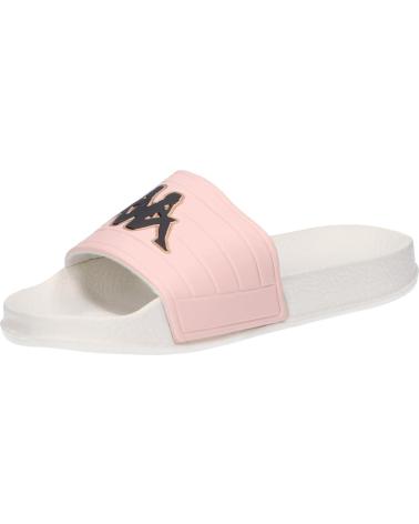 girl and boy Flip flops KAPPA 304Q930 LOGO MATESE A08 WHITE-PINK