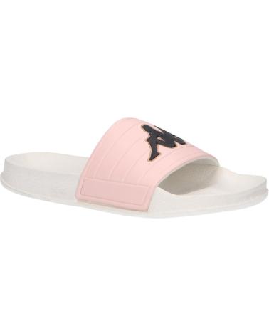 girl and boy Flip flops KAPPA 304Q930 LOGO MATESE A08 WHITE-PINK