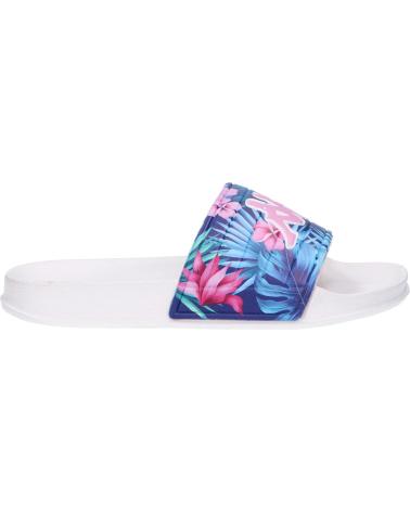 Chanclas de Niña y Niño KAPPA 304Q930 LOGO MATESE A46 WHITE-PINK