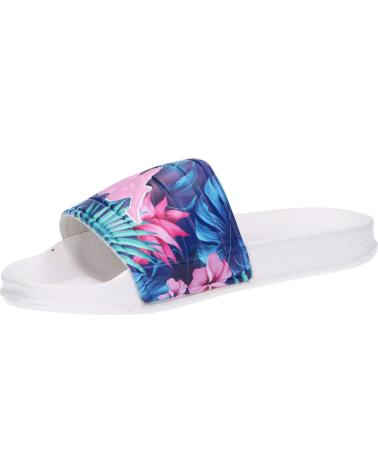 Zehansandalen für Mädchen und Junge KAPPA 304Q930 LOGO MATESE A46 WHITE-PINK