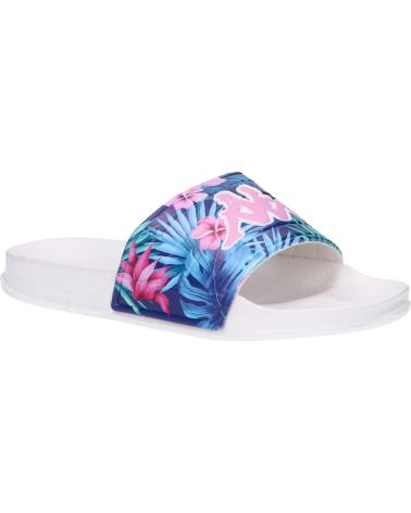 Zehansandalen für Mädchen und Junge KAPPA 304Q930 LOGO MATESE A46 WHITE-PINK