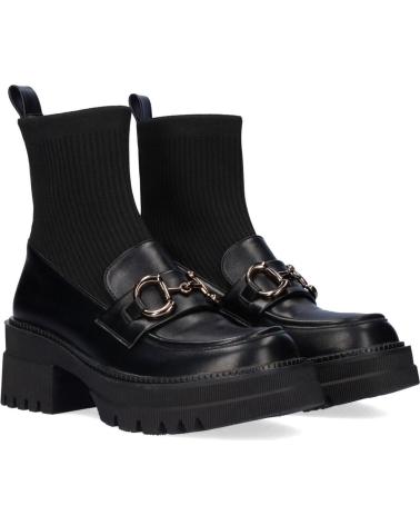 Botines de Mujer EXE B079-H227 PU BLACK