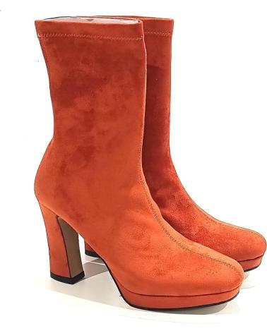 Botas de Mujer PEDRO MIRALLES BOTIN DE VESTIR DE LICRA ELASTICA CON TACON Y PLATAFORMA SIENA