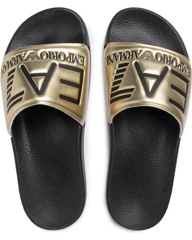Chanclas de Hombre y Mujer y Niña y Niño CONVERSE CHANCLAS-EA7 -XCP001-XCC22-D467 SHINY GOLDBLACK