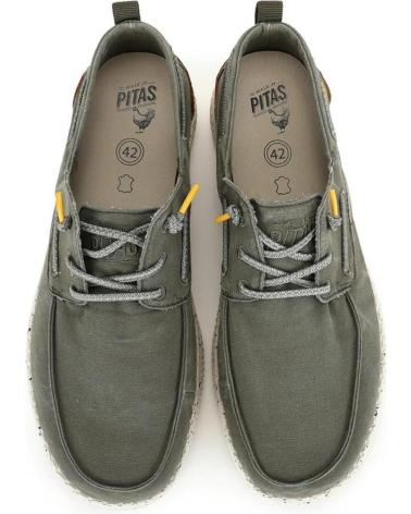 Nauticos für Herren und Junge WALK IN PITAS ZAPATILLAS LONA JACK KAKI VERDE