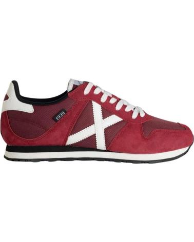 Sapatilhas-De-Hombre-MUNICH-ZAPATILLA-CASUAL-DE-TELA-Y-SERRAJE-CON-PLANTILLAS-EXTRAIBL-ROJO