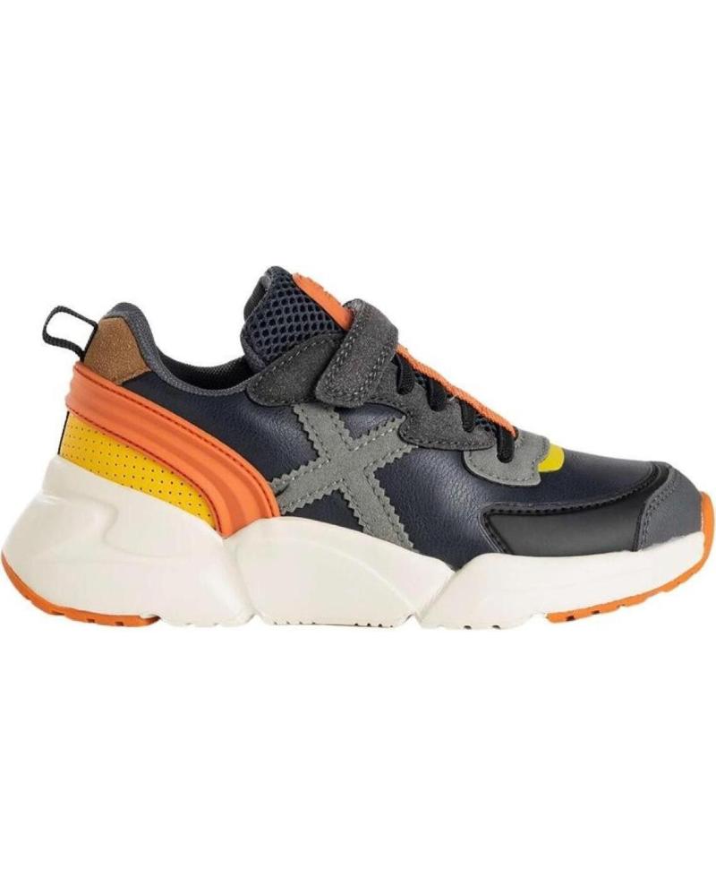 Sneaker für Junge MUNICH MINI TRACK VC73 -GRIS MARINO